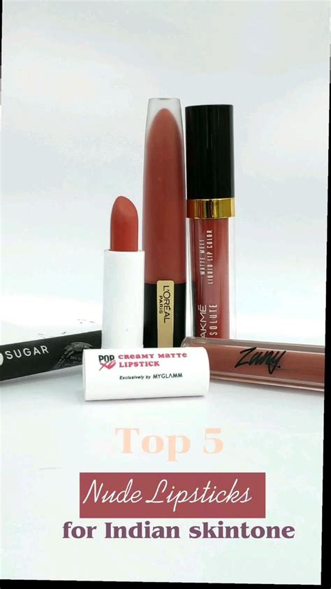 Top Nude Lipsticks For Indian Skintone Lipstick Lipstick Swatches Lip Colors