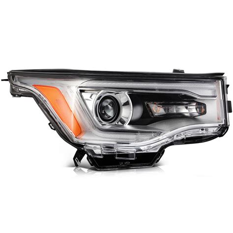 Right Side For Gmc Acadia Hid Headlight Assembly W Led