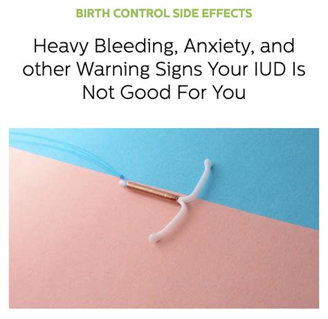 Heavy Bleeding Anxiety And Other Warning Signs Your Iud Is Not Good