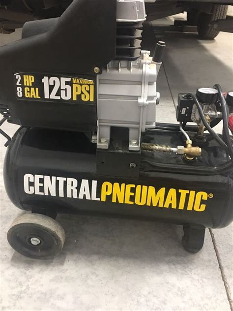 Air Compressor Central Pneumatic 2 Hp 8 Gallon 125psi For Sale In Peoria Az Offerup