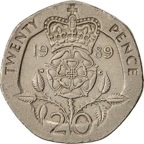 Twenty Pence 1989 Coin From United Kingdom Online Coin Club