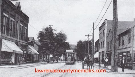 Old Street Scenes Mahoningtown New Castle Pa Lawrence County Memoirs