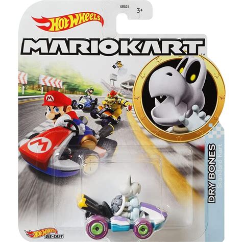 Orjinal Hot Wheels Mario Kart Arabalar DRY BONES Hotwheels Mario Kart Araçlar Bebekya