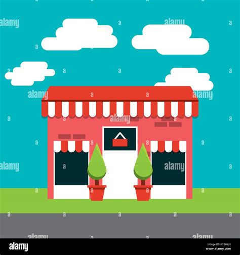 Restaurant Outside Design Stock Vector Image And Art Alamy