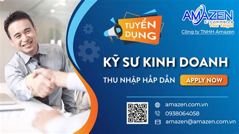 Tuyển dụng kỹ sư bán hàng Sales Engineer TP HCM Amazen vn