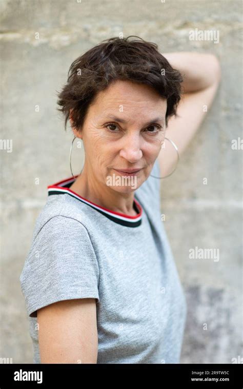 Paris France 28th June 2023 Jeanne Balibar Pose Pour Une Seance