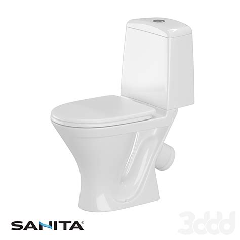 OM SANITA АТТИКА Унитаз-компакт - Унитаз и Биде - 3D модель