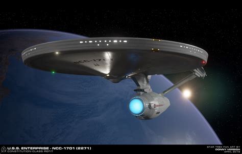 Donny Versiga Uss Enterprise Ncc 1701 Refit Star Trek The Motion