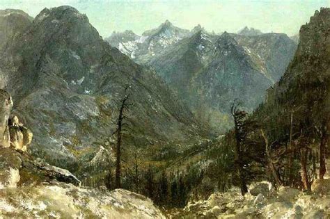 Oil Painting Replica The Sierra Nevadas By Albert Bierstadt 1830 1902