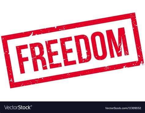 Freedom Rubber Stamp Royalty Free Vector Image