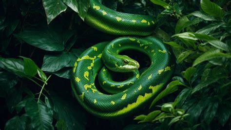 Green Tree Python : Snake Species Information - Snake types