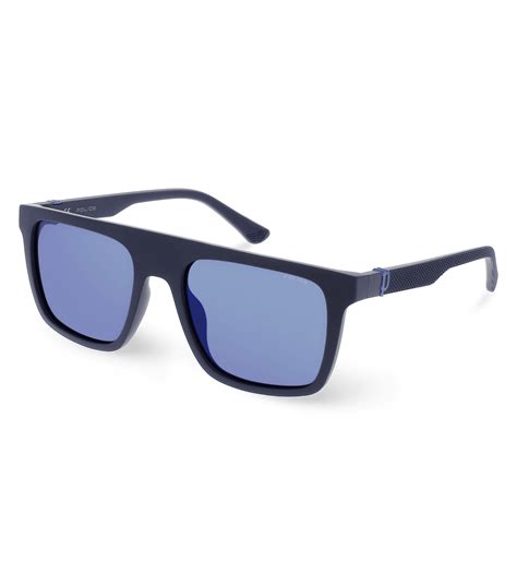 Police Sunglasses Beyond Lite 2 Man Sunglasses Police Splf61 Blue Smoke Mirror Blue