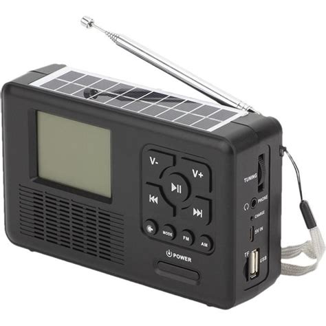 Radio À Manivelle Portable Radio Dab Radios Météo 2000 Mah Avec