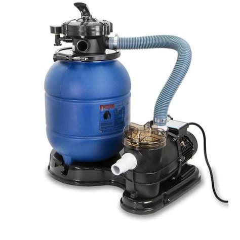 XtremepowerUS Pro 2400 GPH 13 In Sand Filter With 3 4 HP Water Pump