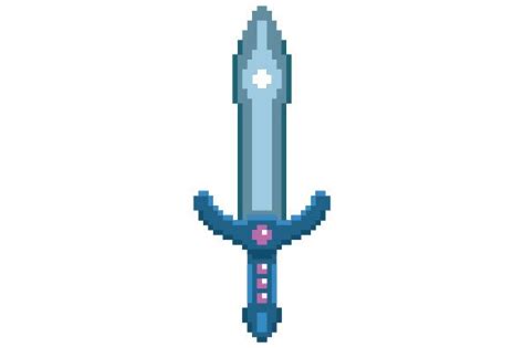 Minecraft Master Sword Pixel Art