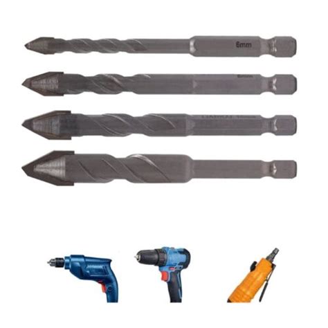 Multifunction Screwdriver Bit Masonry Concrete Drill Bit Mm Hex