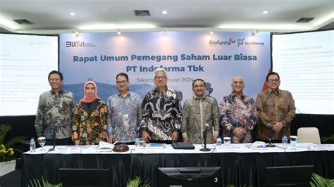 SIARAN PERS Rapat Umum Pemegang Saham Luar Biasa PT Indofarma Tbk