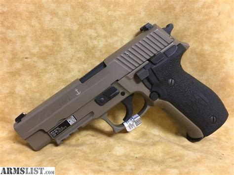 Armslist For Sale Sig Sauer P Mk Navy Fde Mm Pistol