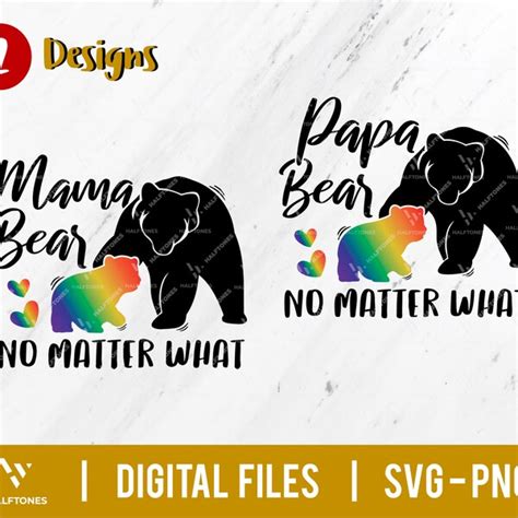 Mama Bear Pride Png Etsy