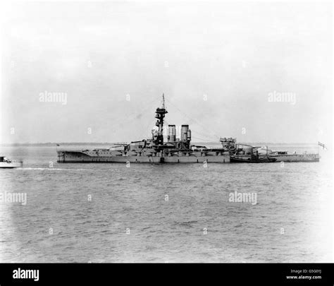 World War One British Royal Navy Hms Erin Southend Stock Photo