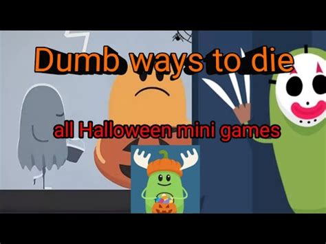 DWTD all Halloween mini games 🎃 - YouTube