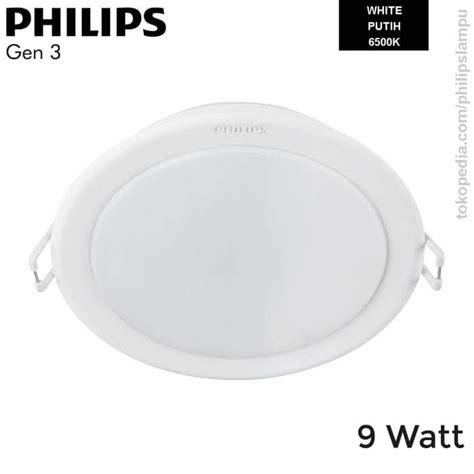 Jual Lampu Downlight LED Philips 59449 Meson Gen 3 9W Cool Daylight 9