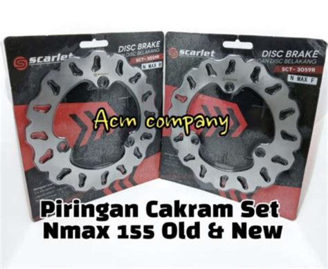 Jual Piringan Cakram Set Depan Belakang Yamaha Nmax 155 Old New M