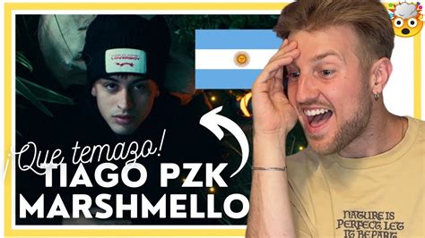 Reacción Marshmello Tiago Pzk Como Yo Official Video Youtube