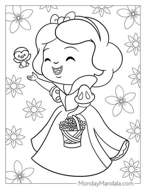 Snow White Printable Coloring Pages