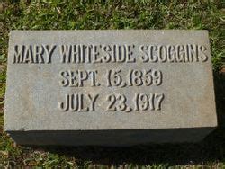 Mary Margaret Whiteside Scoggins 1859 1917 Mémorial Find a Grave