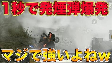 荒野行動やっぱり最新アプデで発煙弾が1秒で爆発されるようになったのデカくね 荒野行動 攻略動画まとめ