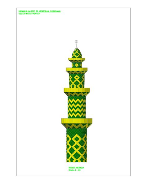 Contoh Gambar Masjid Kartun Serat