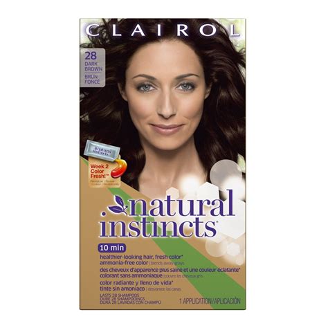 Clairol Natural Instincts Semipermanent Hair Color Pack Of 3 28 Nutmeg