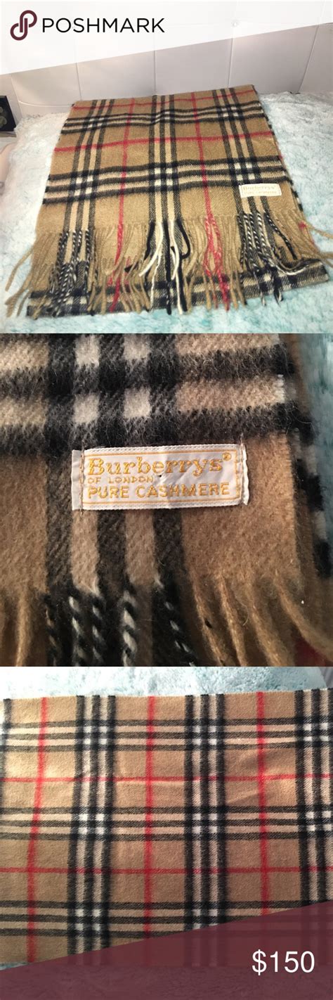 Authentic Burberry Of London Cashmere Scarf Cashmere Scarf Burberry