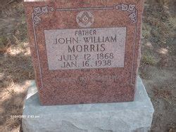 John William Willie Morris M Morial Find A Grave