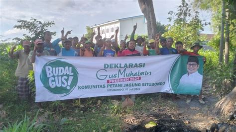 Puluhan Petani Jagung Situbondo Deklarasi Memberi Dukungan Gus Muhaimin