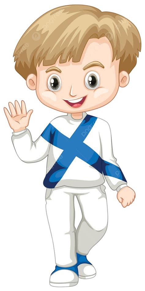 Cute Boy Waving Hand Clip Art Art Children Vector, Clip Art, Art, Children PNG and Vector with ...