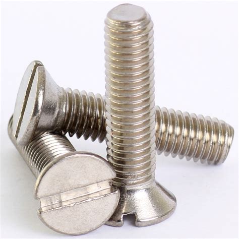 M2 5 STAINLESS SLOTTED COUNTERSUNK MACHINE SCREWS EBay