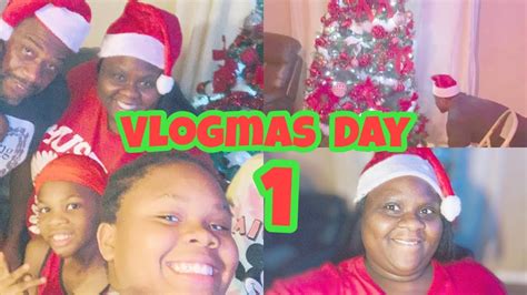 Vlogmas Day 1 Putting Up Our Christmas Tree And Christmas Decorations