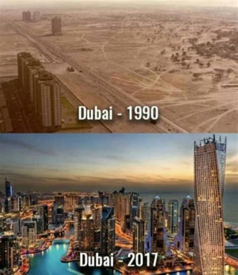 Pictures, jokes, and other stuff: Dubai 1990 vs. 2017