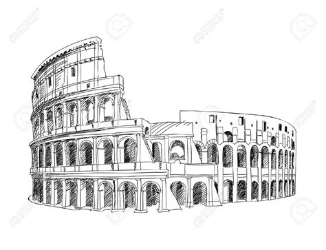 Colosseum Simple Coloring Pages