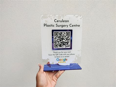 Google Review Sign Display Review Sign Qr Code Sign Scan Etsy