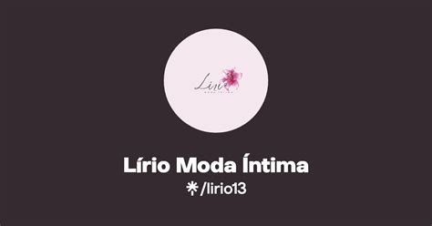 Lírio Moda Íntima Instagram Tiktok Linktree
