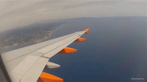 EasyJet Airbus A319 G EZGG Nice Crosswind Landing At Heraklion