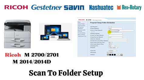 Ricoh M2701 Scan To Folder Setup Step By Step Guide For Seamless