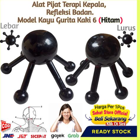 Promo Alat Pijat Tubuh Terapi Punggung Refleksi Kepala Tangan Kaki 6