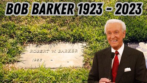 Bob Barker And His Grave Location Youtube