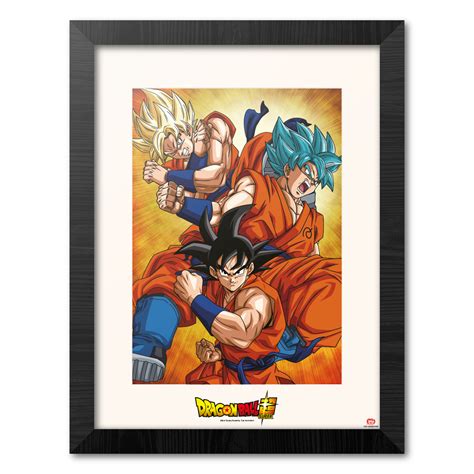 BEMS DRAGON BALL SUPER Super Saiyan God Collector Print