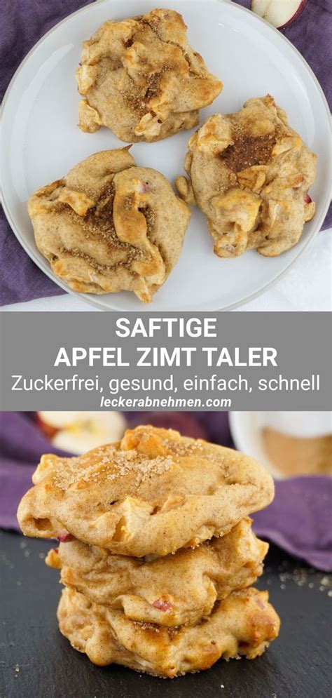 Saftige Apfel Zimt Taler Gesund Naschen Ohne Zucker Rezepte Kochen