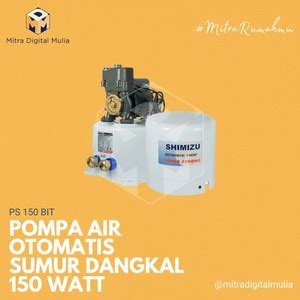 Jual Shimizu PS 150 BIT Pompa Air Otomatis Sumur Dangkal Model Jepang